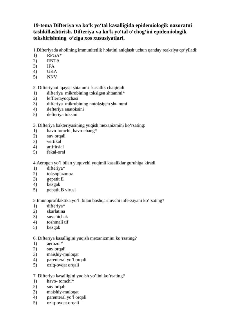 19-tema Difteriya va ko‘k yo‘tal kasalligida epidemiologik nazoratni tashkillashtirish 1
