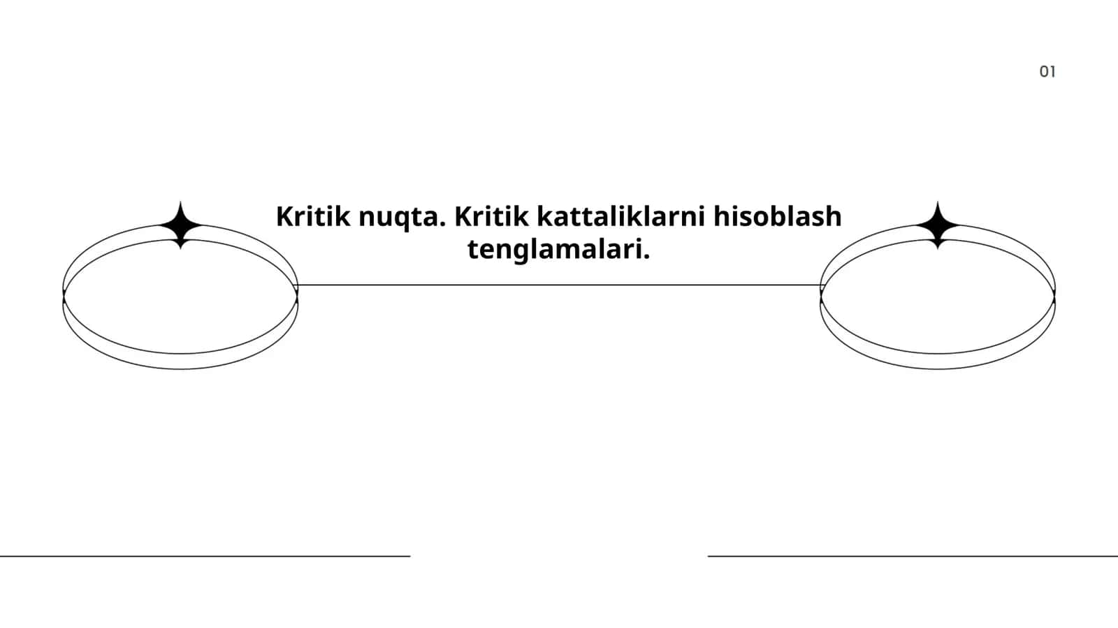 Kritik kattaliklarni hisoblash tenglamalari 1