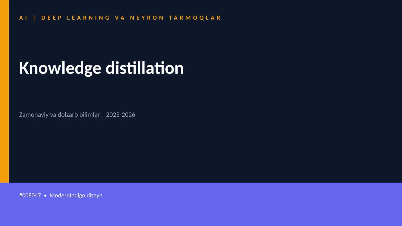 AI | DEEP LEARNING VA NEYRON TARMOQLAR 1