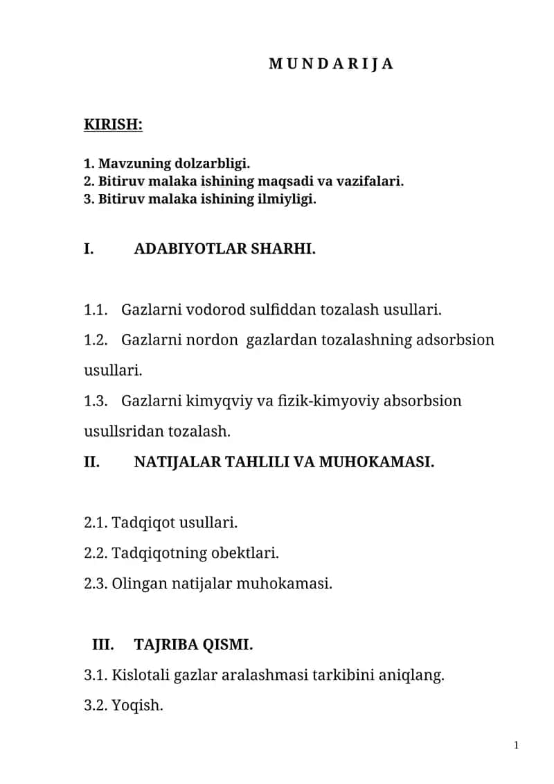 Neft va gazni qayta ishlash sanoati 1