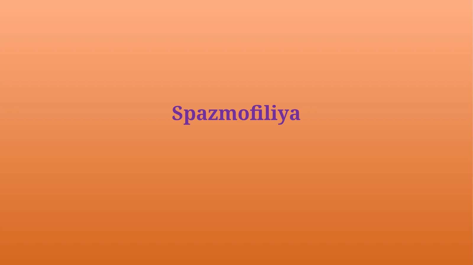 Spazmofiliya 1