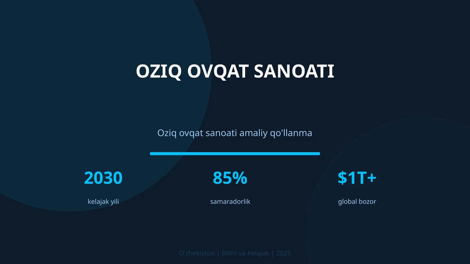Oziq ovqat sanoati amaliy qo'llanma 1