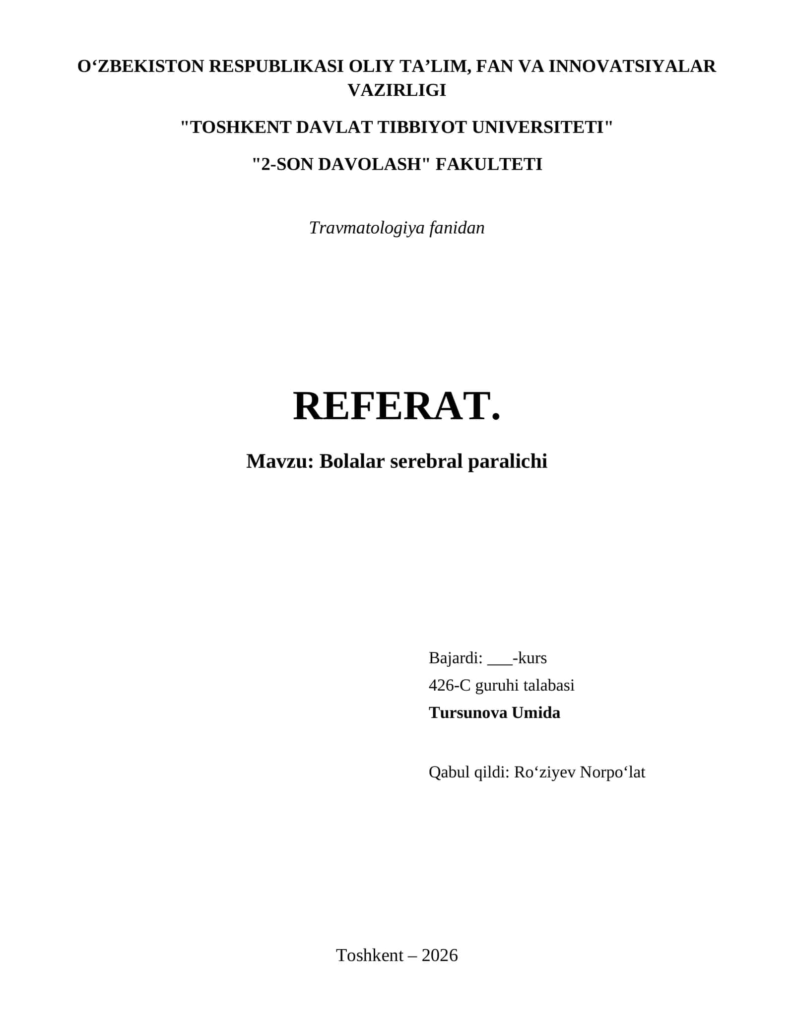 Bolalar serebral paralichi 1