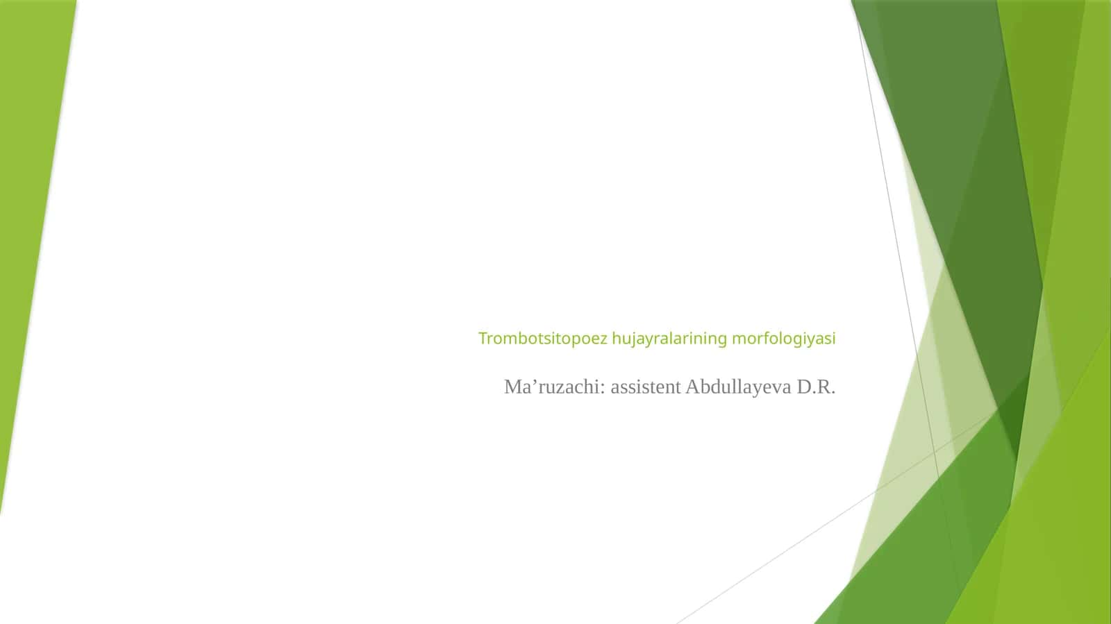 Trombotsitopoezhujayralariningmorfologiyasi 1