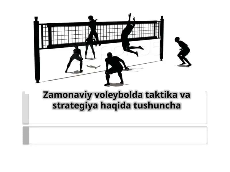 Zamonaviy voleybolda taktika va strategiya haqida tushuncha 1