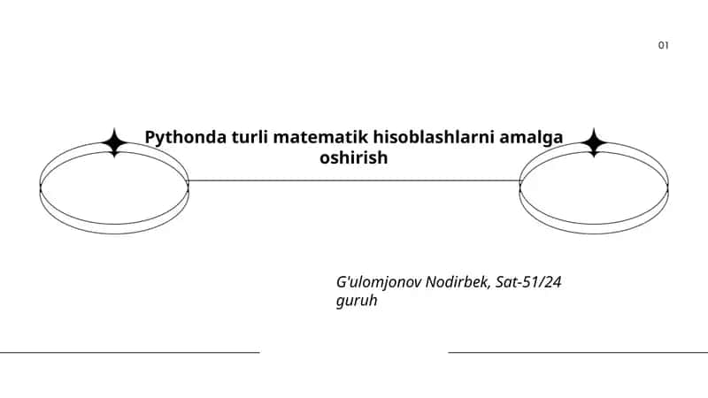 Pythonda turli matematik hisoblashlarni amalga oshirish 1