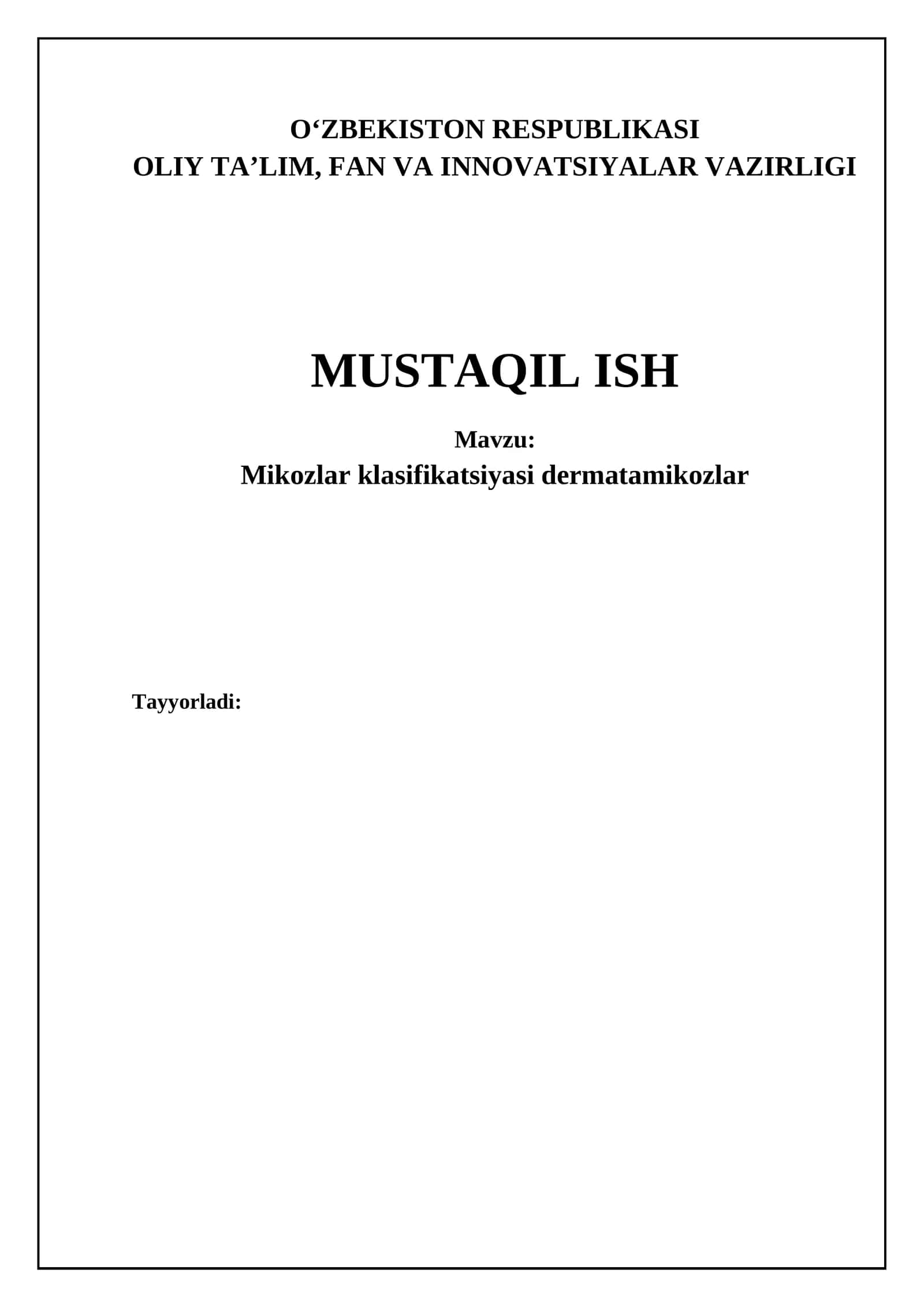 Dermatofitozlar: Ta'rif, Etiologiya va Turlari 1