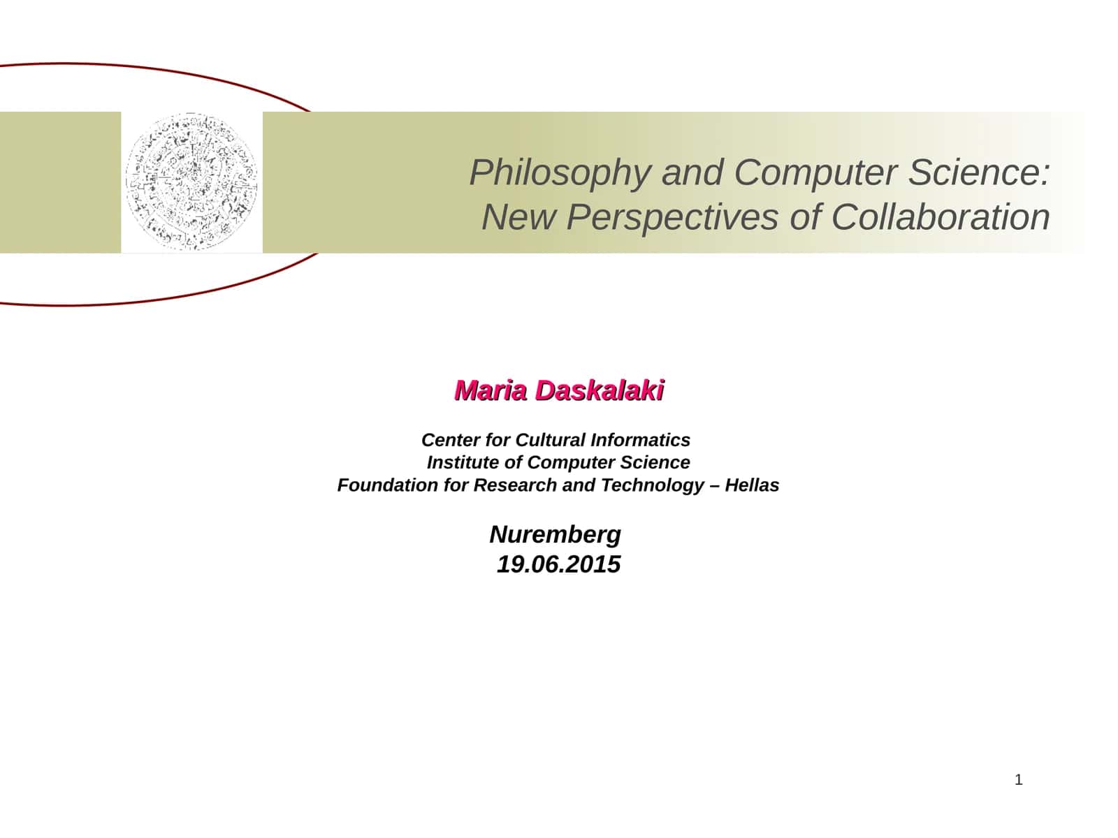 Philosophy and Computer Science: New Perspectives of Collaboration 1