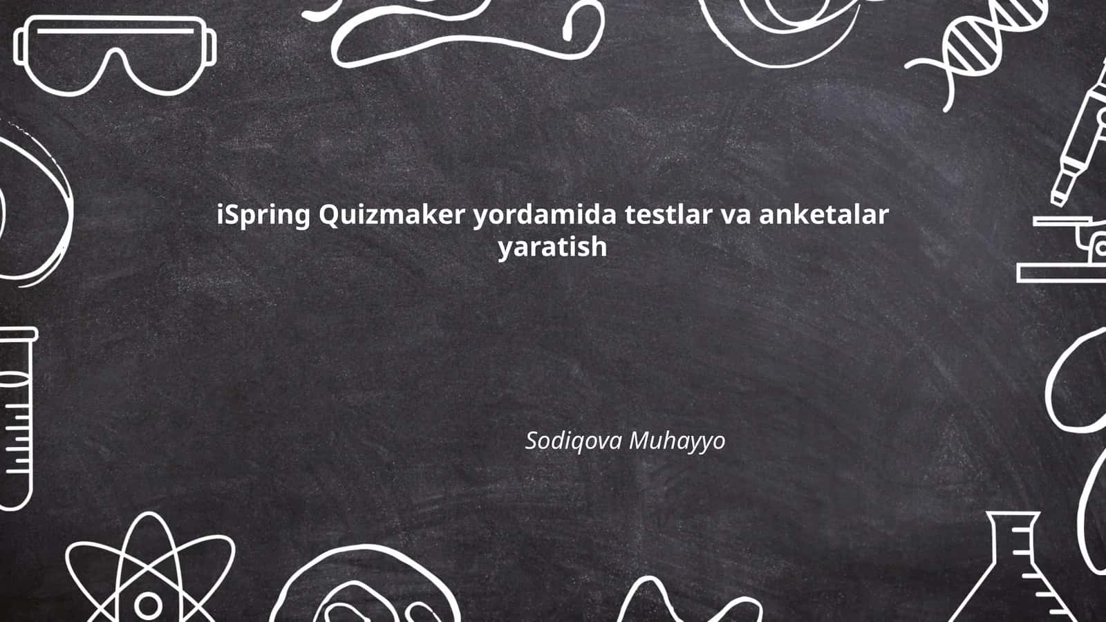 iSpring Quizmaker 1