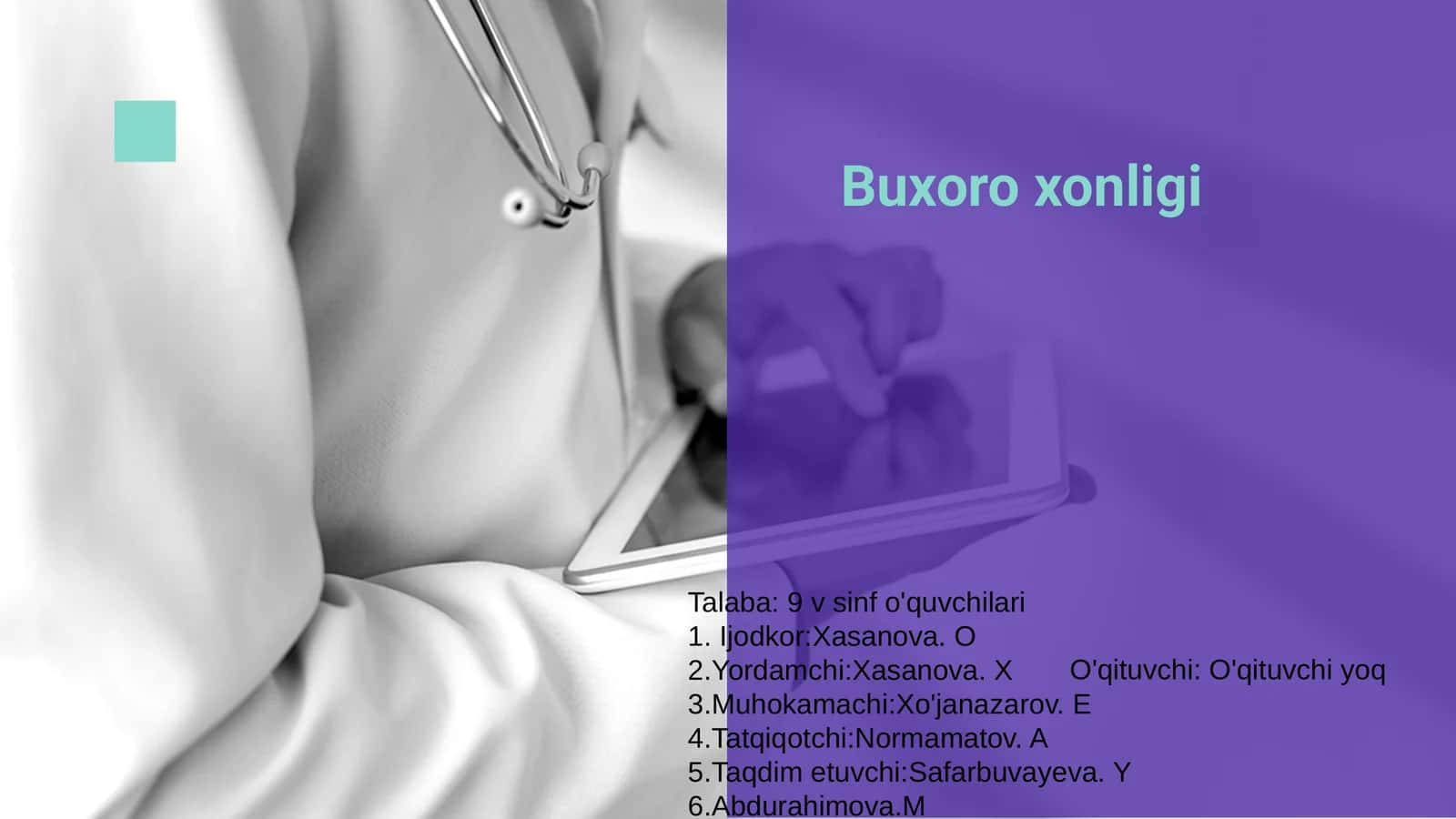 Buxoro xonligi 1