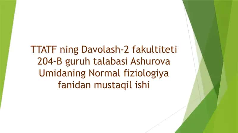Qo’zg‘aluvchan to’qimalarda Bioelektrik Hodisalar 1