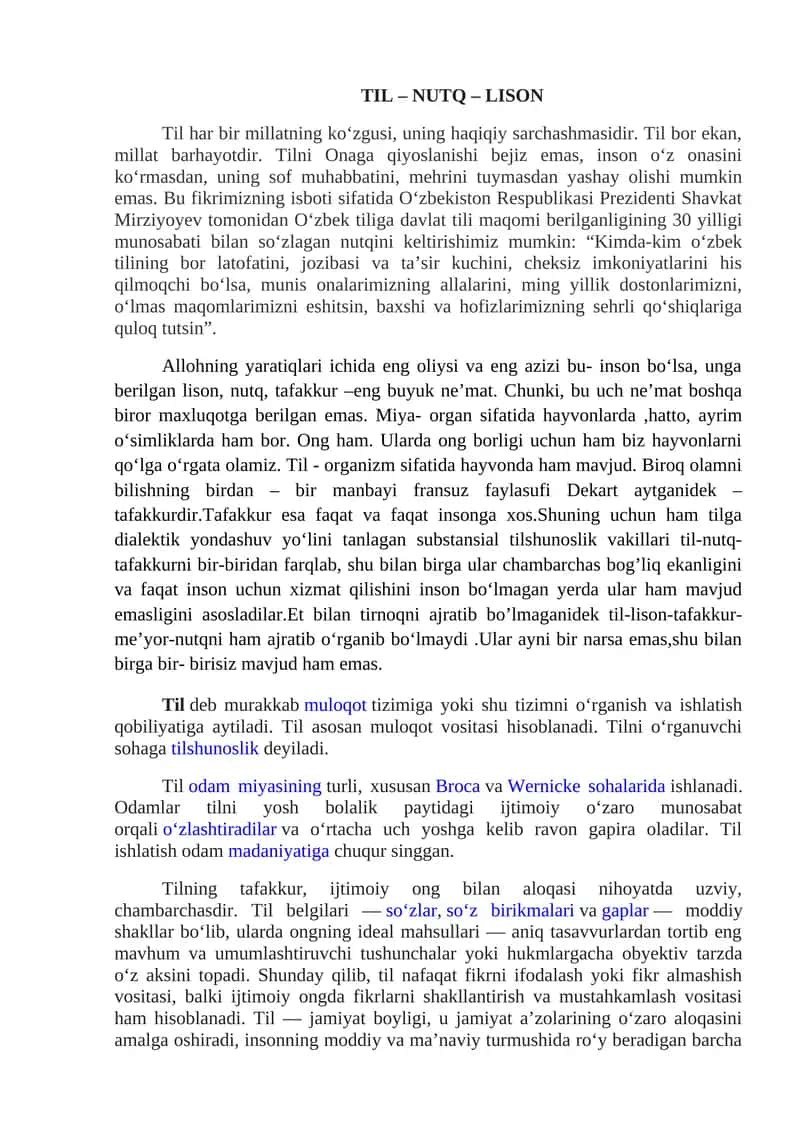 TIL – NUTQ – LISON 1