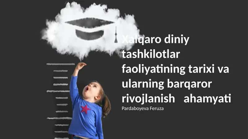 Xalqaro diniy tashkilotlar faoliyatining tarixi va ularning barqaror rivojlanish ahamyati 1