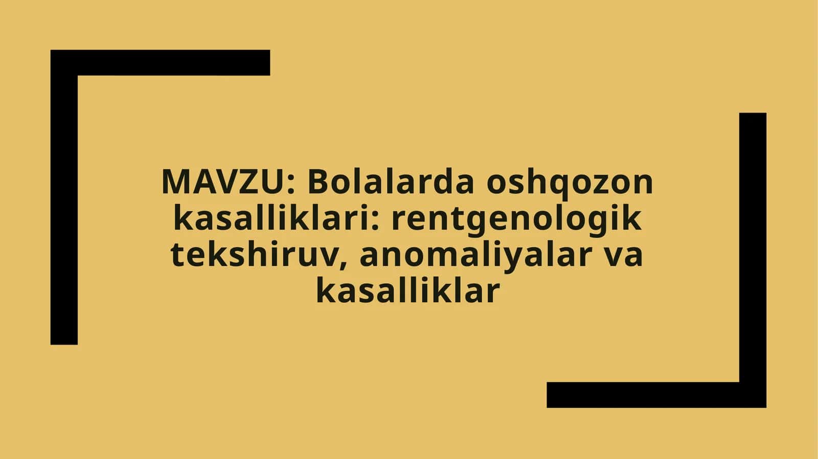 Bolalarda oshqozon kasalliklari: rentgenologik tekshiruv, anomaliyalar va kasalliklar 1