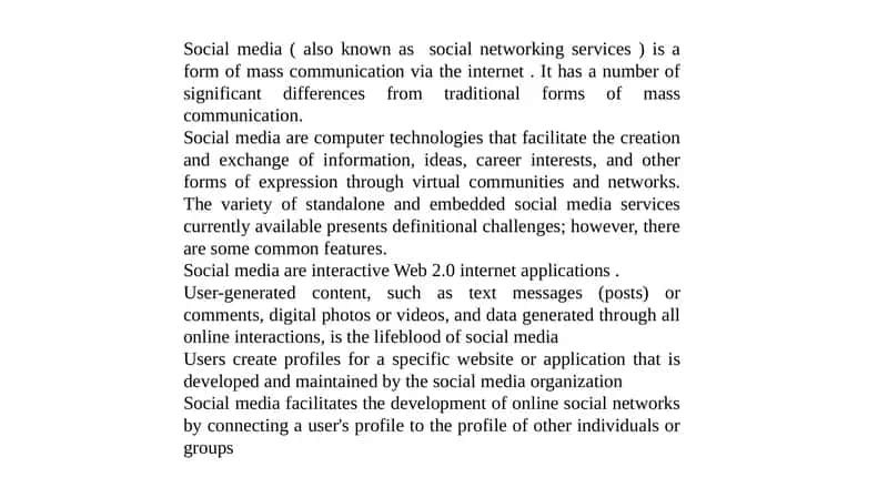 Social media 1