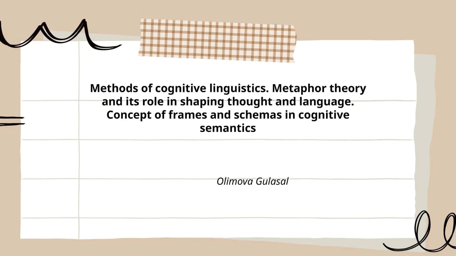 Methods of Cognitive Linguistics 1