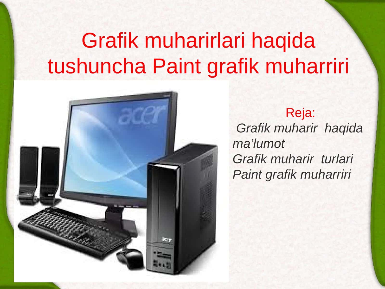 Paint grafik muharriri 1