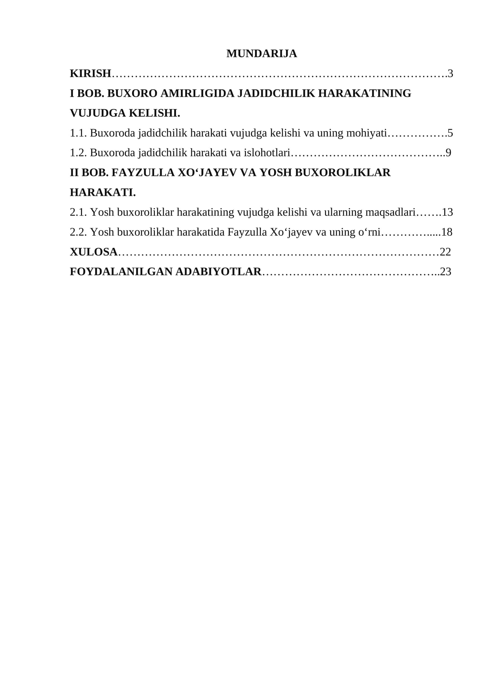 Buxoroda jadidchilik harakati 1