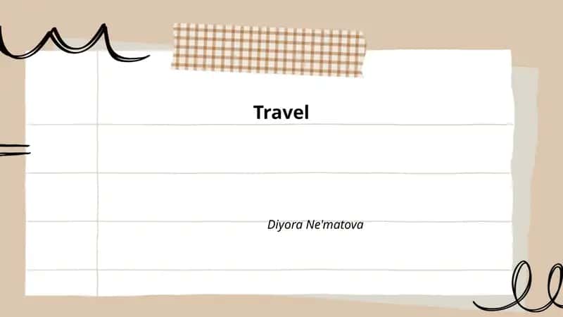 Travel 1