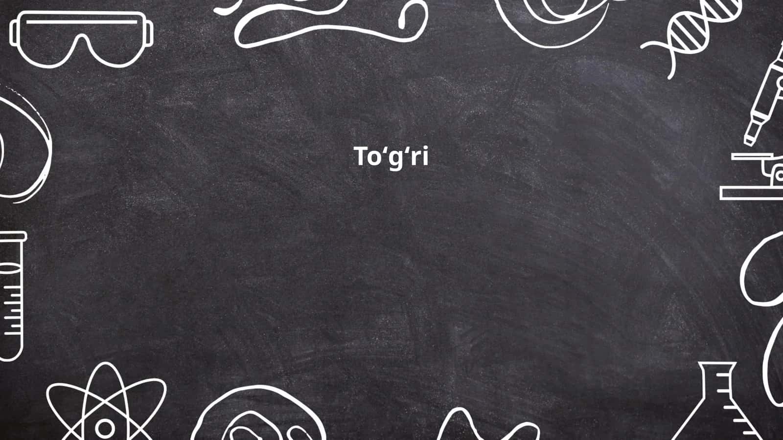 Toʻgʻri talaffuz 1