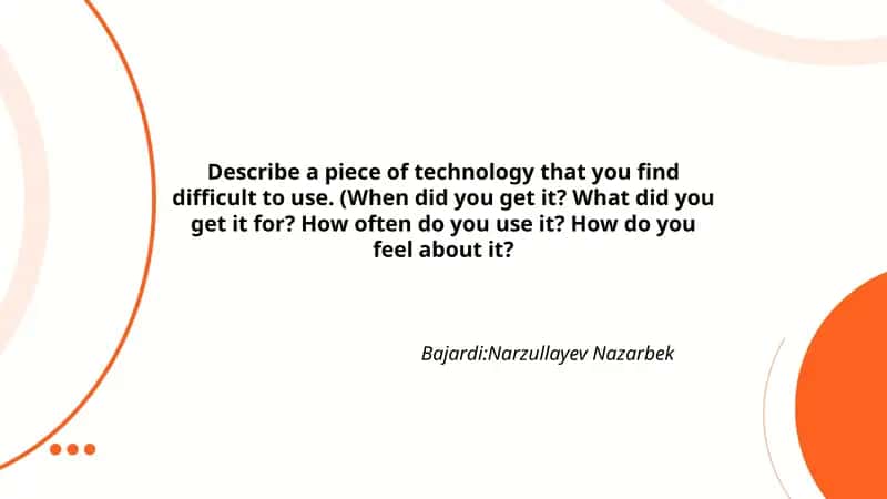 Piece of Technology 1