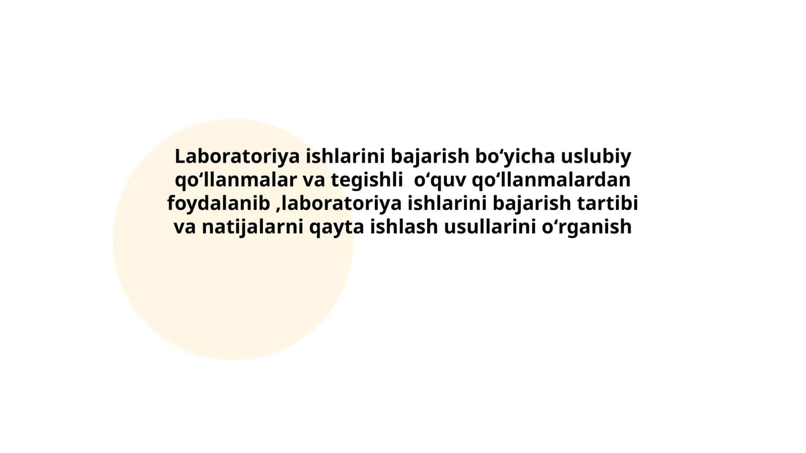 Laboratoriya ishlarini bajarish boʻyicha uslubiy qoʻllanmalar 1