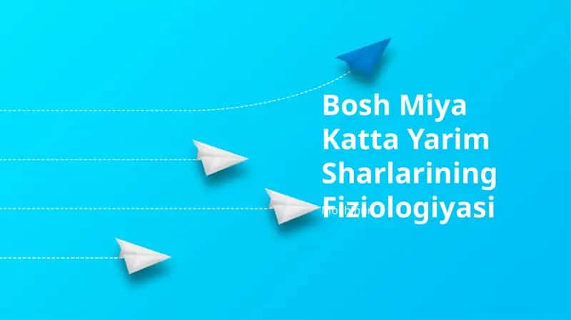 Bosh Miya Katta Yarim Sharlarining Fiziologiyasi 1
