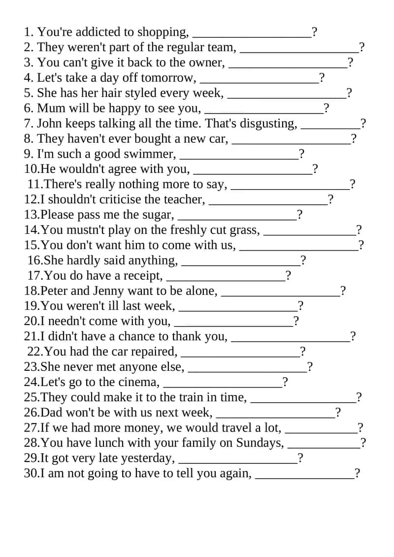 Shopping addiction questionnaire 1