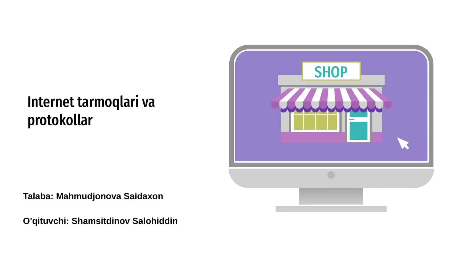 Internet tarmoqlari va protokollar 1