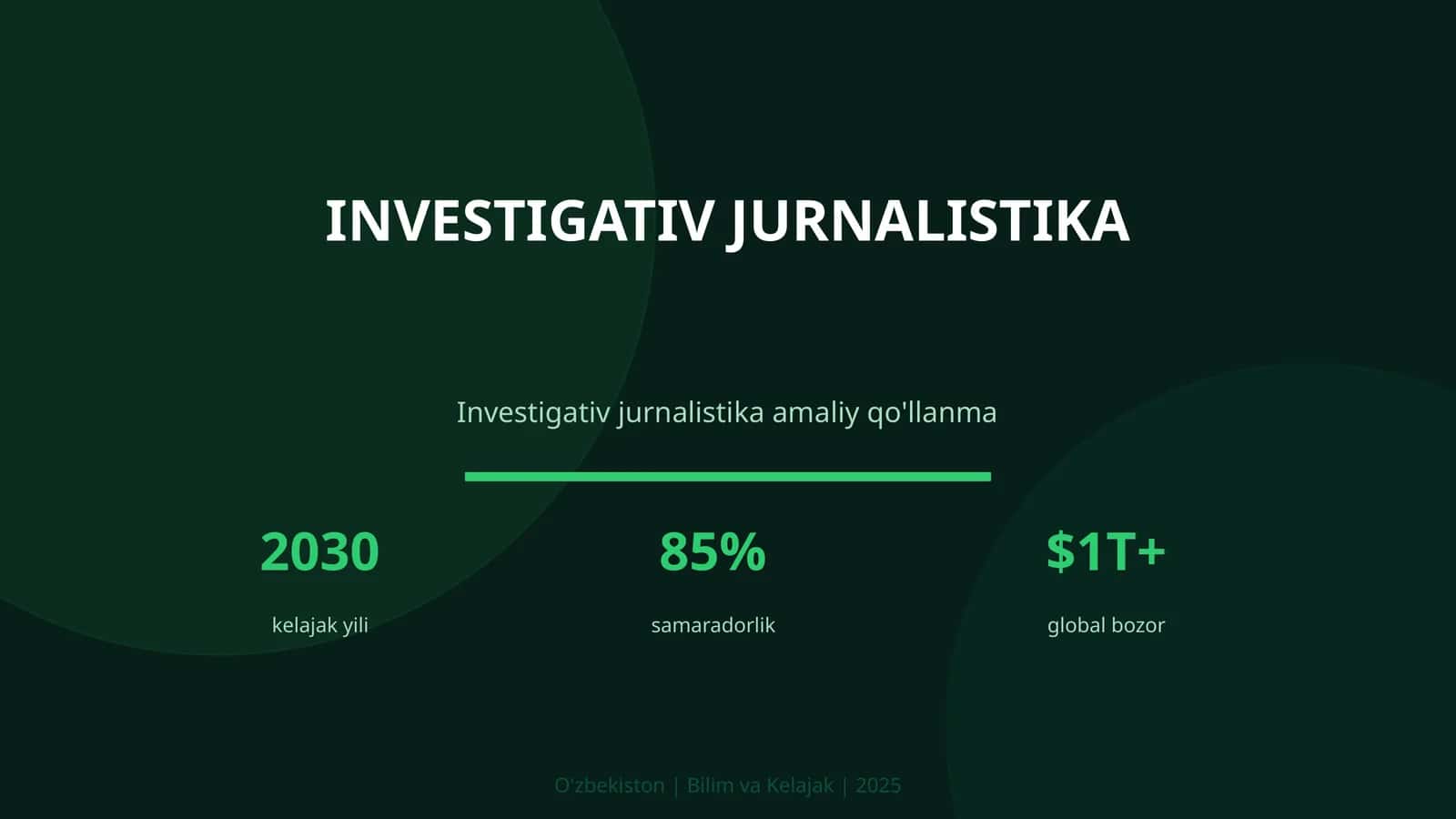 Investigativ jurnalistika 1