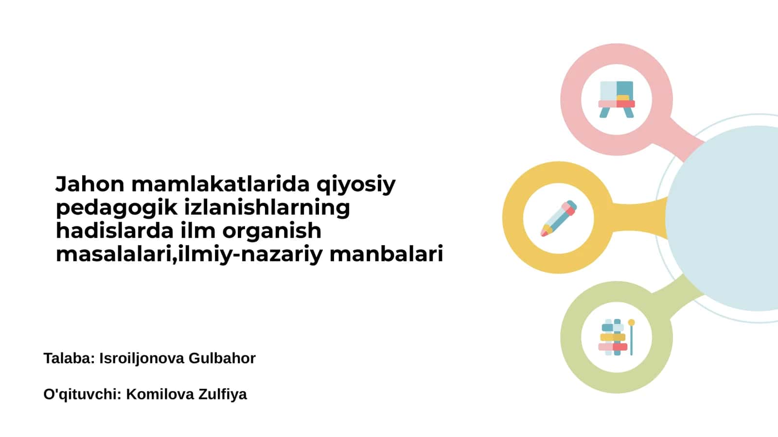 Qiyosiy pedagogika: tushuncha va mohiyati 1