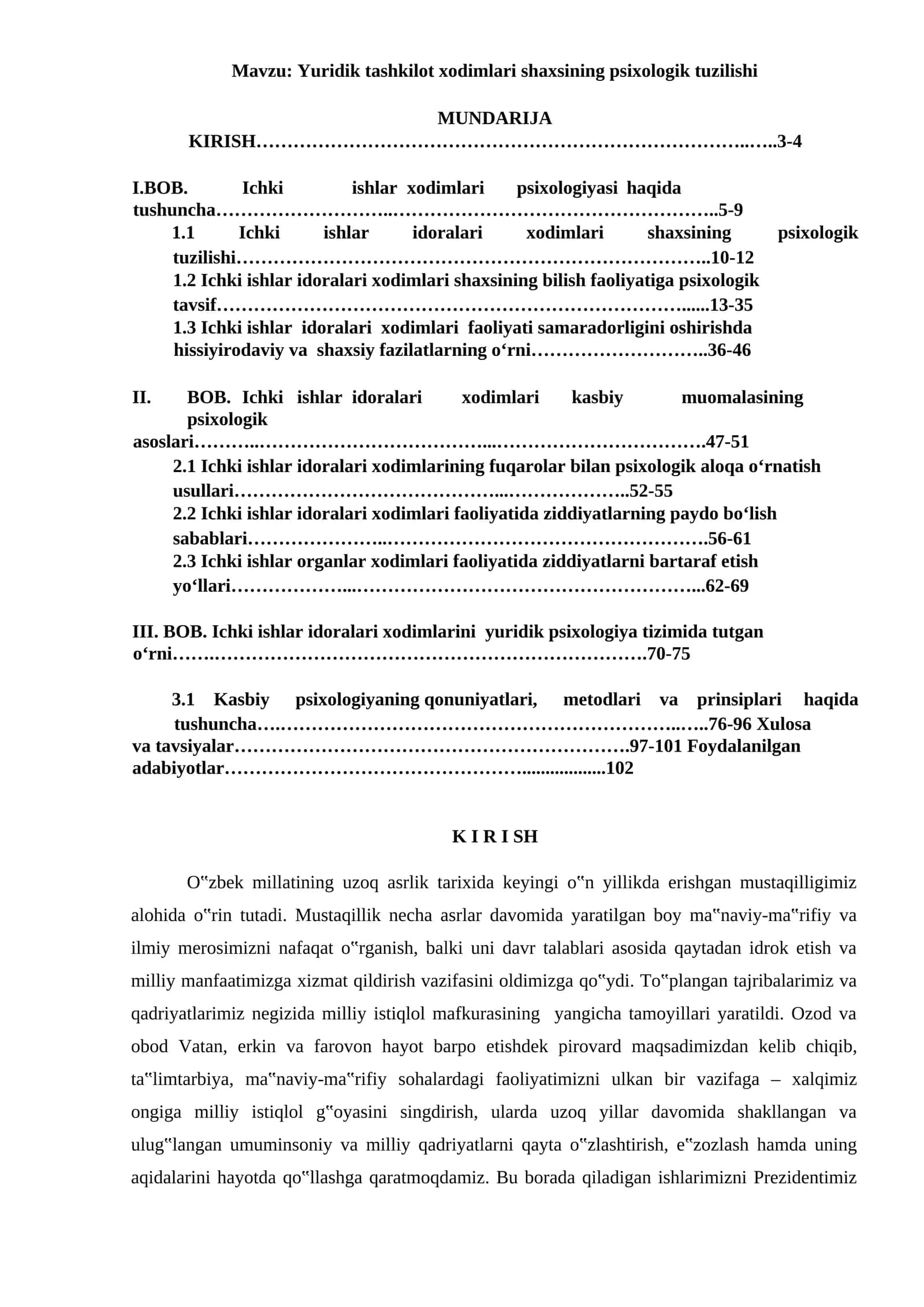 Yuridik tashkilot xodimlari shaxsining psixologik tuzilishi 1