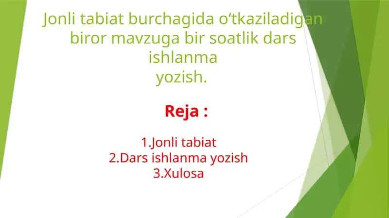 Jonli tabiat 1