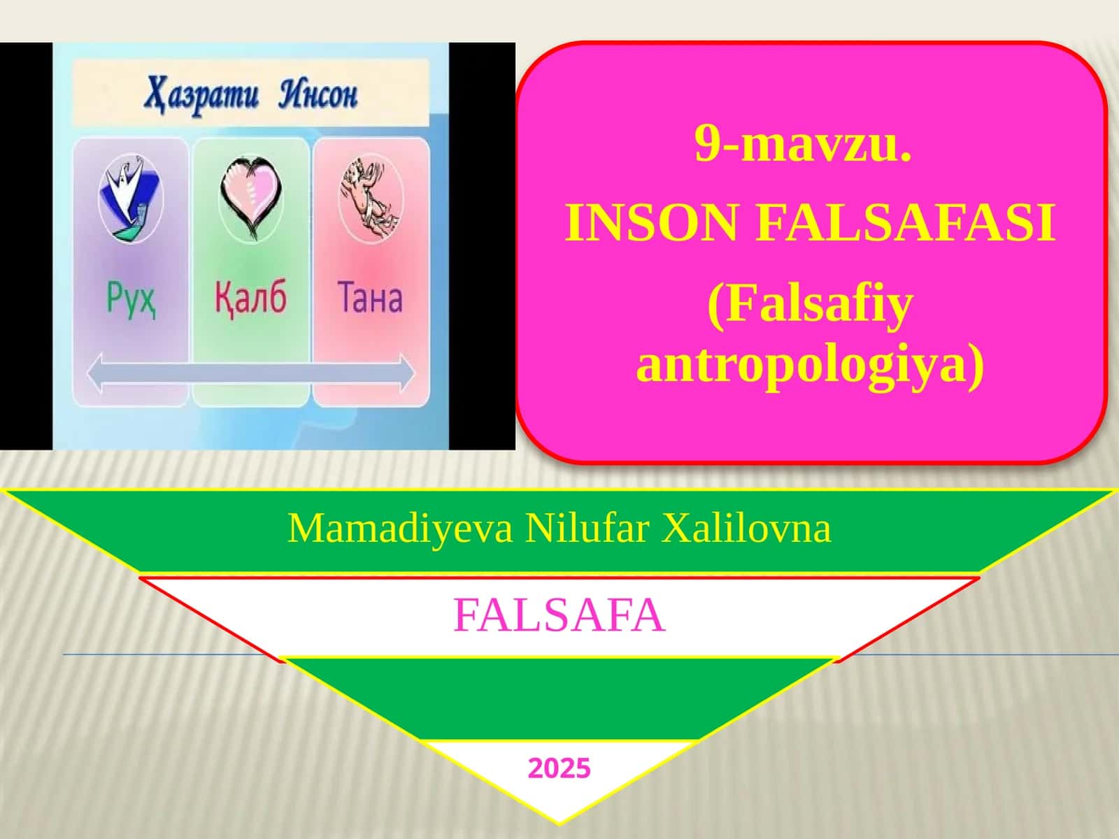 Insonning kelib chiqishi haqida diniy va ilmiy yondashuvlar 1