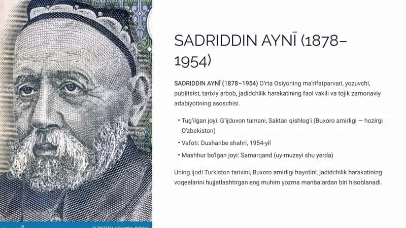 SADRIDDIN AYNI 1