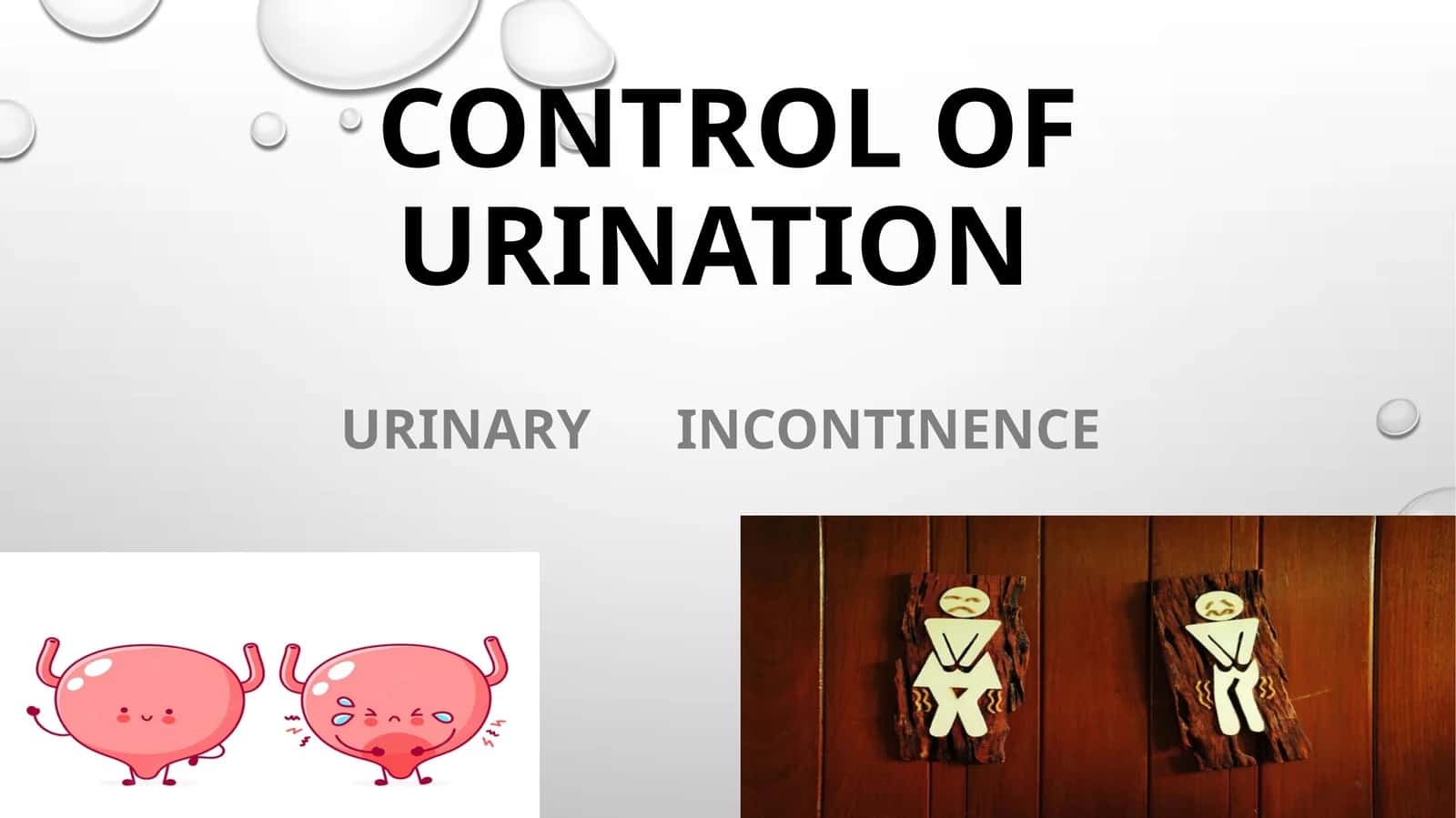 URINARY INCONTINANCE 1