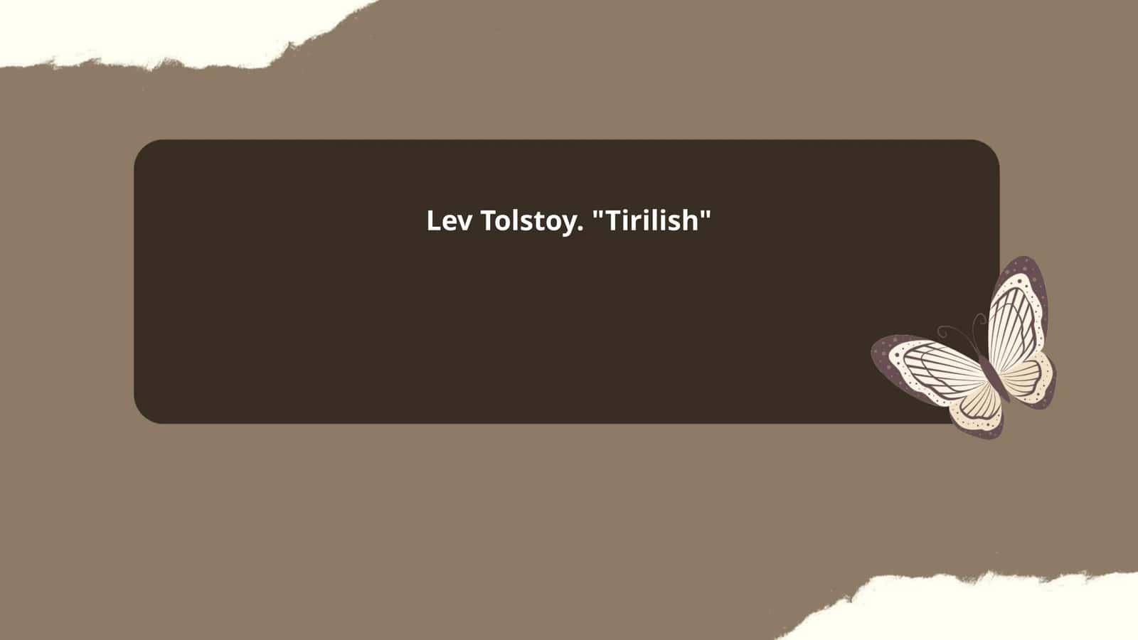 Tirilish motivlari 1