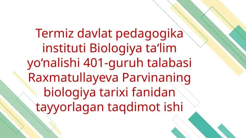 Odamning paydo bo‘lishini isbotlovchi paleontologik dalillar 1