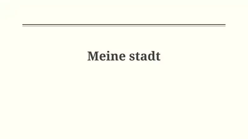 Meinestadt 1