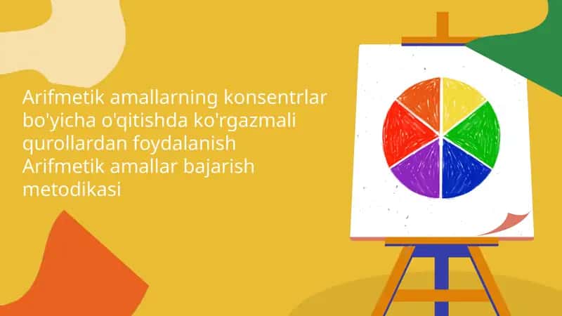Arifmetik amallarning konsentrlar bo'yicha o'qitishda ko'rgazmali qurollardan foydalanish Arifmetik amallar bajarish metodikasi 1