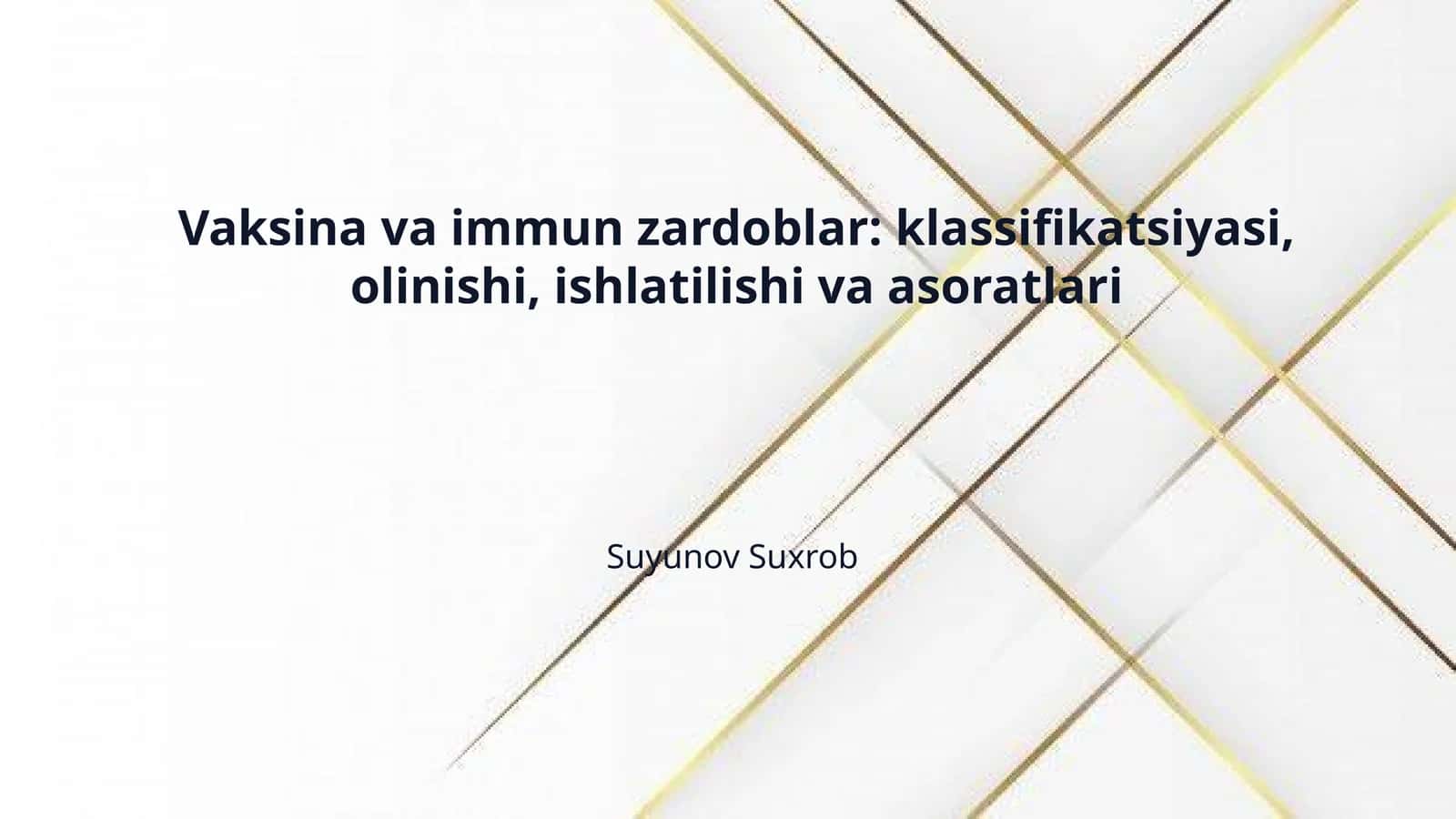 Vaksina va immun zardoblar: klassifikatsiyasi, olinishi, ishlatilishi va asoratlari 1