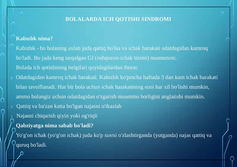 BOLALARDA ICH QOTISHI SINDROMI 1