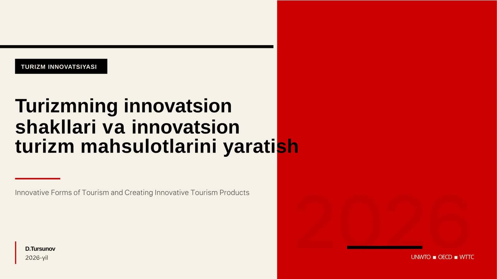 TURIZMINNOVATSIYASI 1