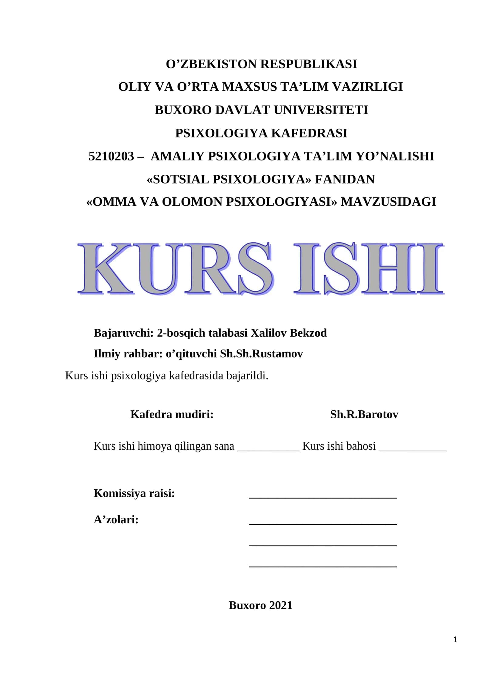 Sotsial psixologiya 1
