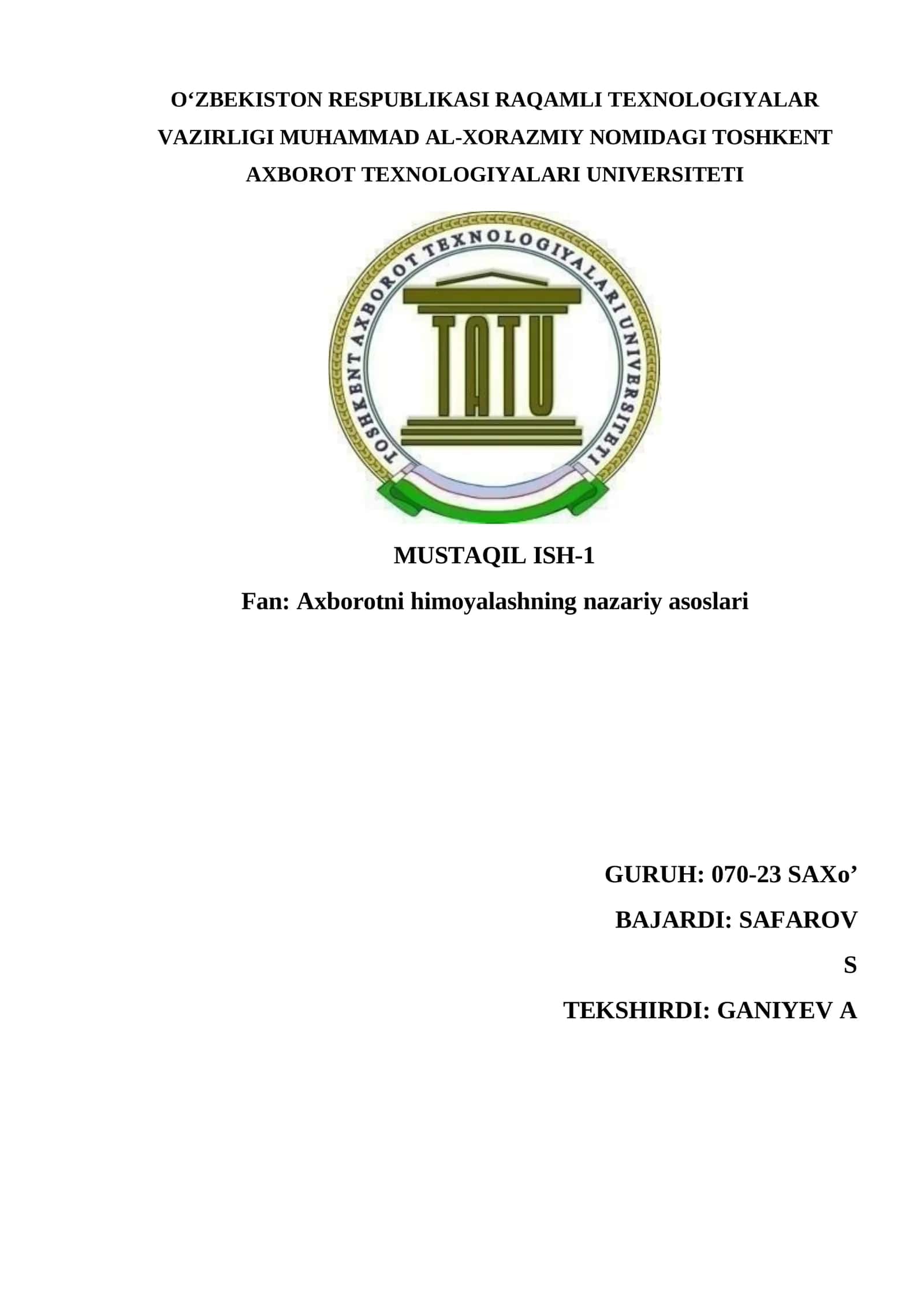 Internet foydalanuvchilarini ijtimoiy muhandislik tahdidlaridan himoyalash usul va vositalari 1