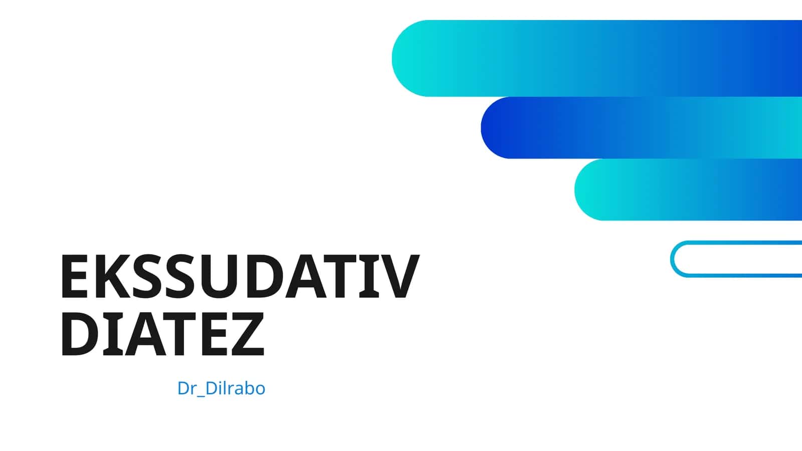 EKSSUDATIV DIATEZ 1