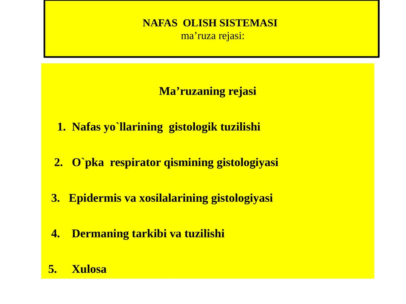 NAFAS OLISH SISTEMASI ma’ruzarejasi 1