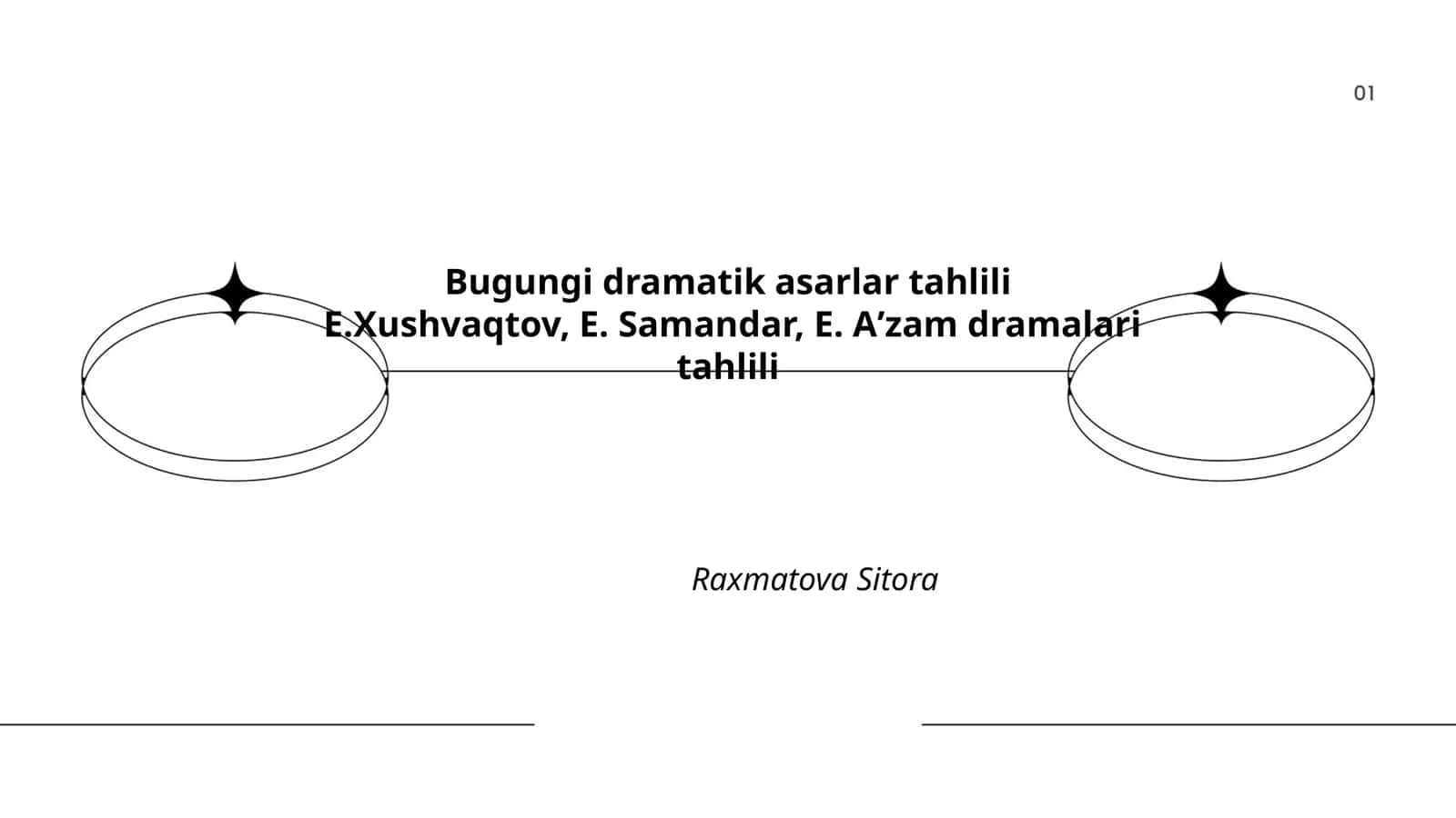 E.Xushvaqtovning dramatik asarlaridagi asosiy mavzular 1