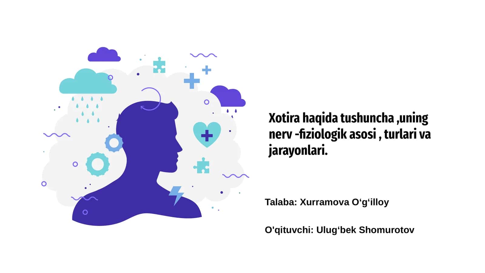 Xotira haqida umumiy tushuncha 1