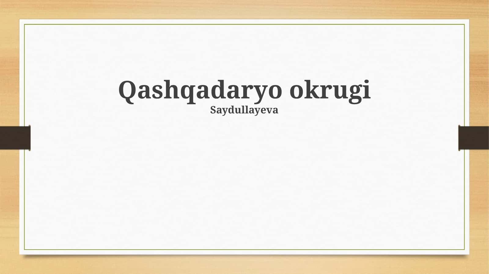Qashqadaryo okrugi 1